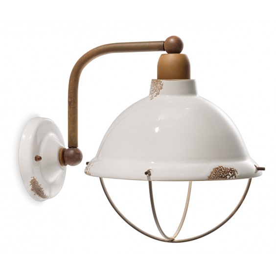 Industrial C1681 Lampada da parete Ferroluce - Agof Store