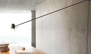 luceplan counterbalance lamps